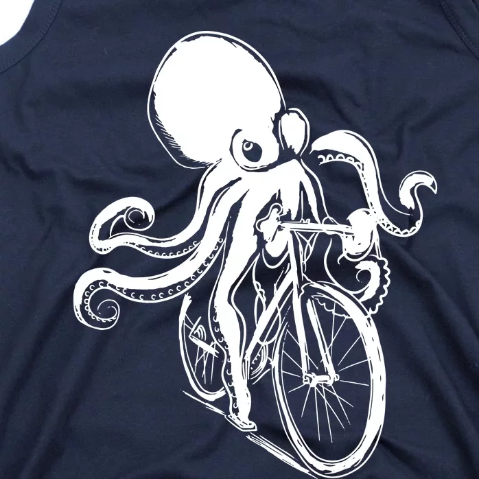 Bicycle Octopus Art Cyclist Tank Top