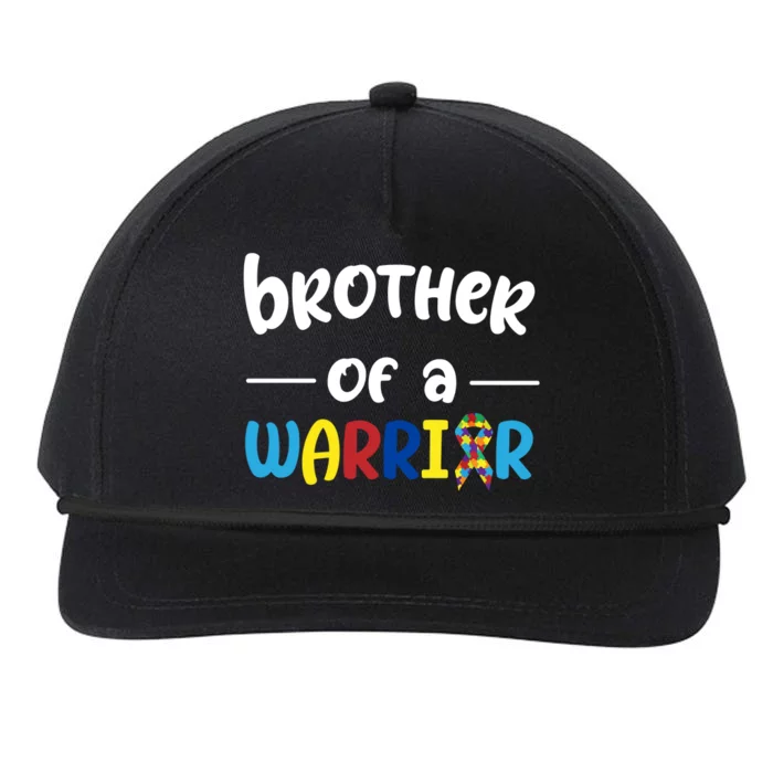 Brother Of A Warrior Autism Awareness Snapback Five-Panel Rope Hat