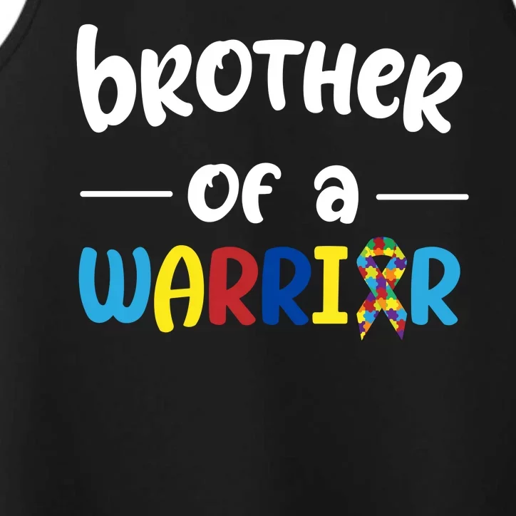 Brother Of A Warrior Autism Awareness Performance Tank