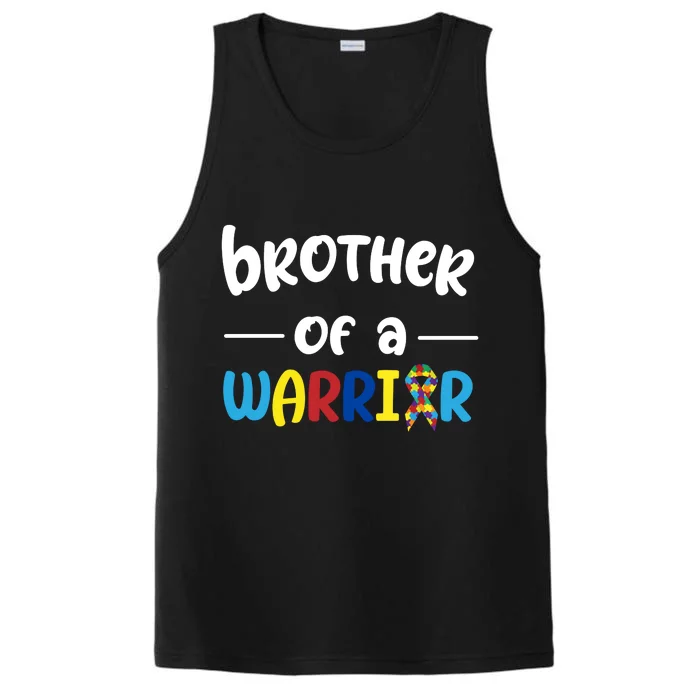 Brother Of A Warrior Autism Awareness Performance Tank