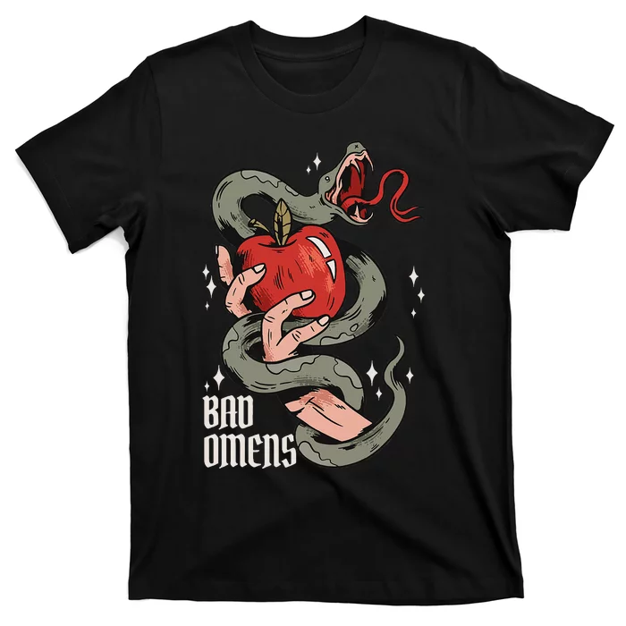 Bad Os Apple And Snake Bad Os T-Shirt