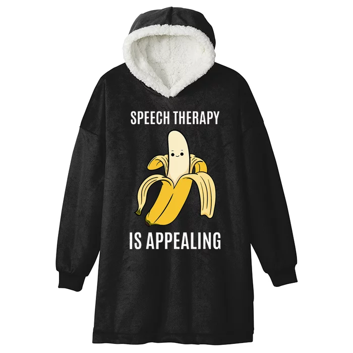 Brain of a Speech Pathologist Speech Language Therapy Hooded Wearable Blanket