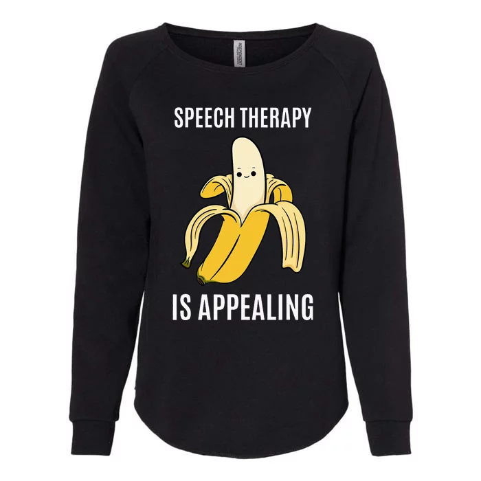 Brain of a Speech Pathologist Speech Language Therapy Womens California Wash Sweatshirt