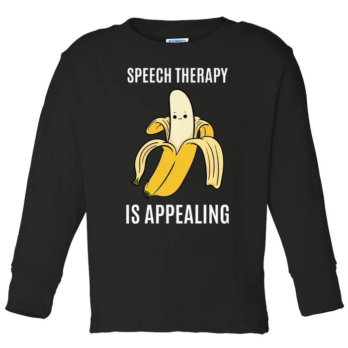 Brain of a Speech Pathologist Speech Language Therapy Toddler Long Sleeve Shirt