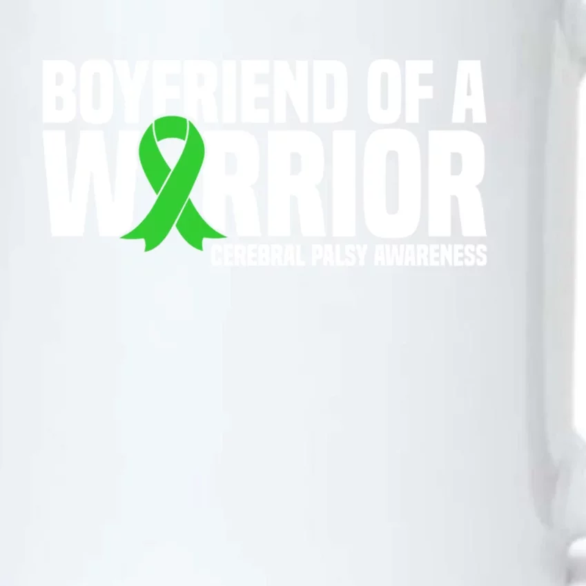 Boyfriend Of A Warrior Cerebral Palsy Awareness Gift Black Color Changing Mug