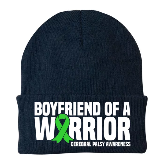 Boyfriend Of A Warrior Cerebral Palsy Awareness Gift Knit Cap Winter Beanie