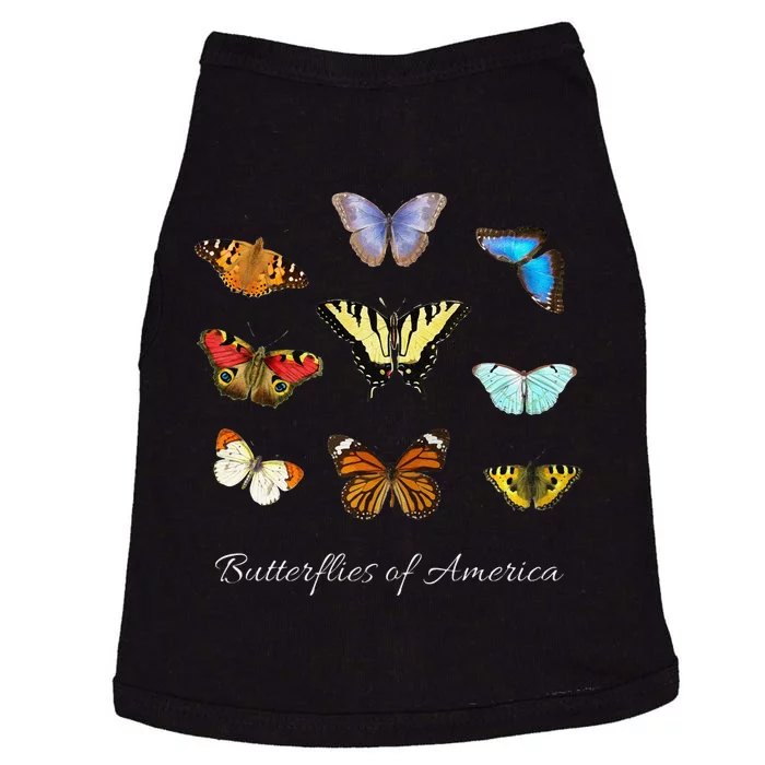 Butterflies Of America Butterfly Gift Sweat Doggie Tank