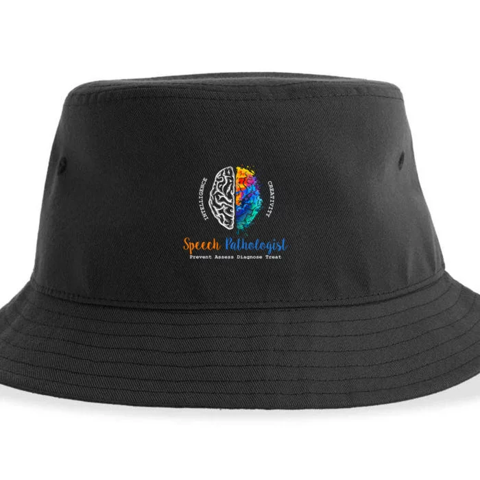 Brain Of A Speech Pathologist Sustainable Bucket Hat