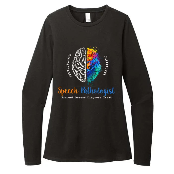 Brain Of A Speech Pathologist Womens CVC Long Sleeve Shirt