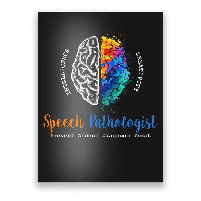 Brain Of A Speech Pathologist Poster