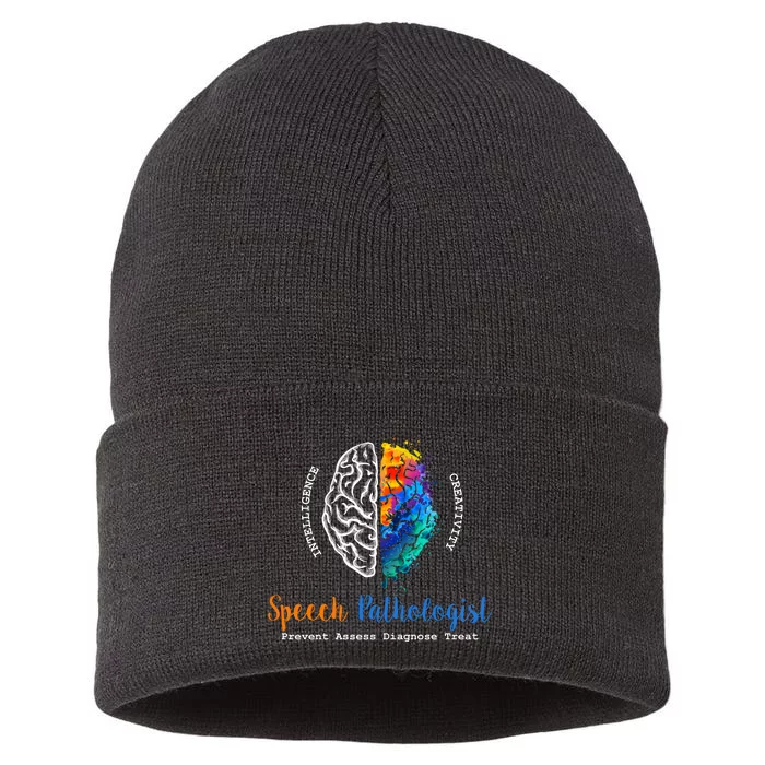 Brain Of A Speech Pathologist Sustainable Knit Beanie