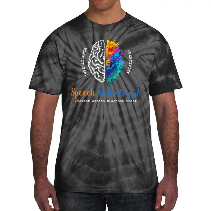 Brain Of A Speech Pathologist Tie-Dye T-Shirt