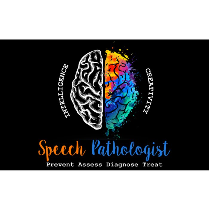 Brain Of A Speech Pathologist Speech Language Therapy Bumper Sticker