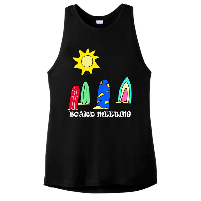 Board Meeting Ladies Tri-Blend Wicking Tank