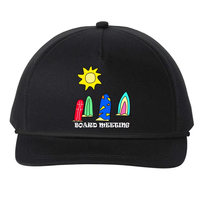 Board Meeting Snapback Five-Panel Rope Hat