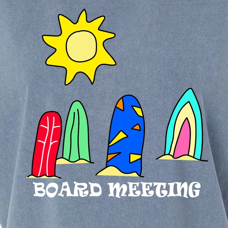 Board Meeting Garment-Dyed Women's Muscle Tee