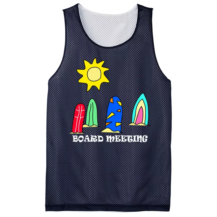 Board Meeting Mesh Reversible Basketball Jersey Tank