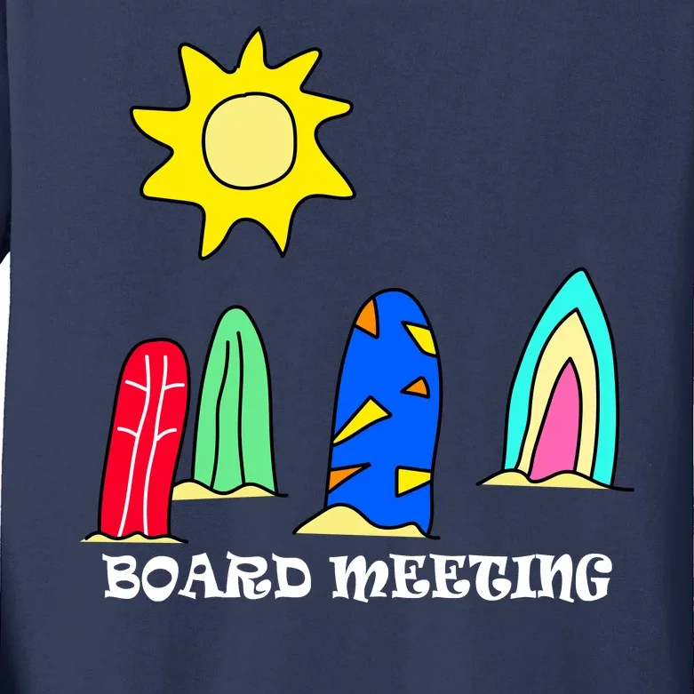 Board Meeting Kids Long Sleeve Shirt