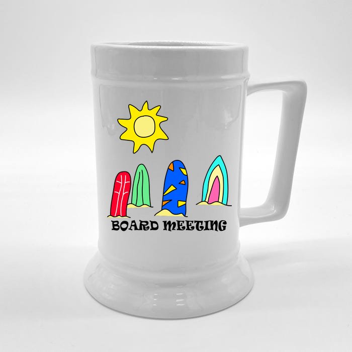 Board Meeting Front & Back Beer Stein