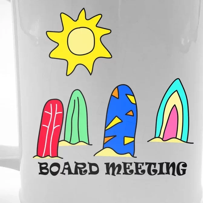 Board Meeting Front & Back Beer Stein