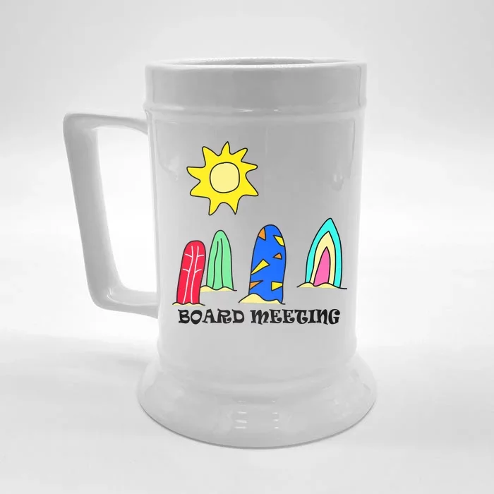 Board Meeting Front & Back Beer Stein