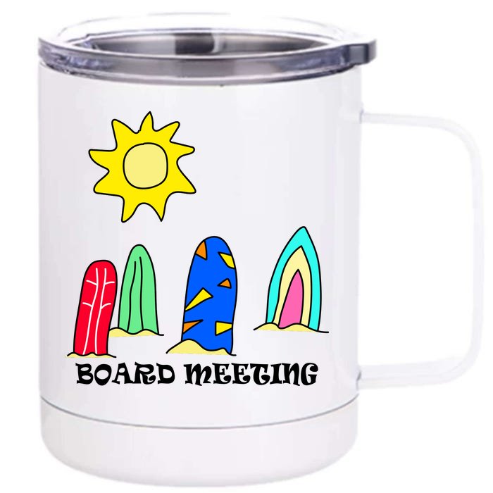 Board Meeting Front & Back 12oz Stainless Steel Tumbler Cup