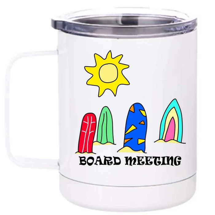 Board Meeting Front & Back 12oz Stainless Steel Tumbler Cup