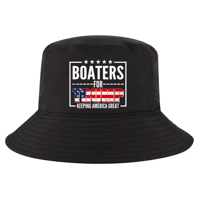 Boaters For Trump Keeping American Great Cool Comfort Performance Bucket Hat