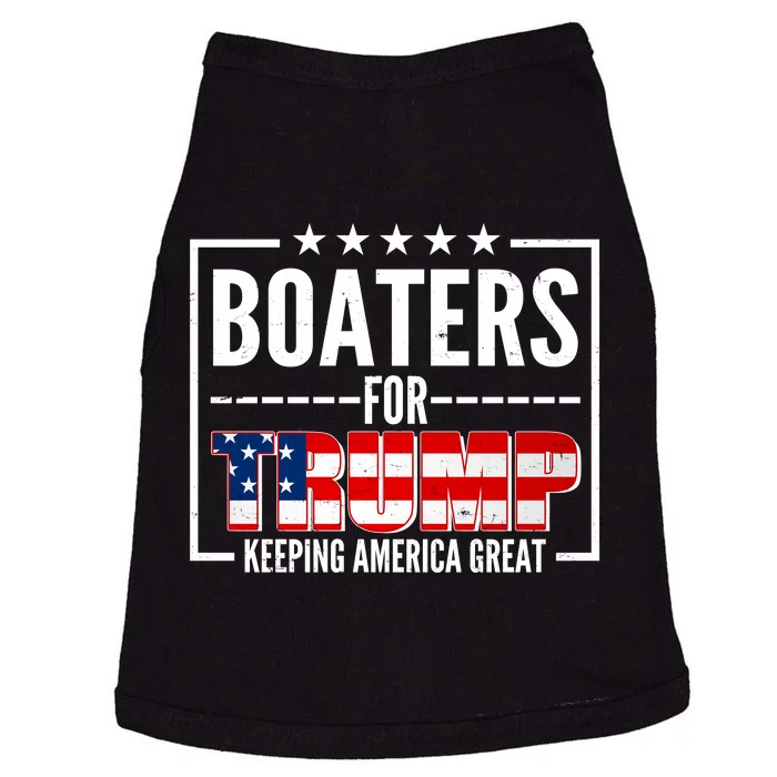 Boaters For Trump Keeping American Great Doggie Tank