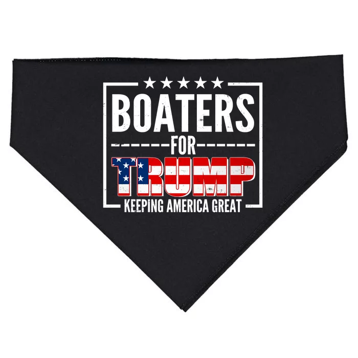 Boaters For Trump Keeping American Great USA-Made Doggie Bandana