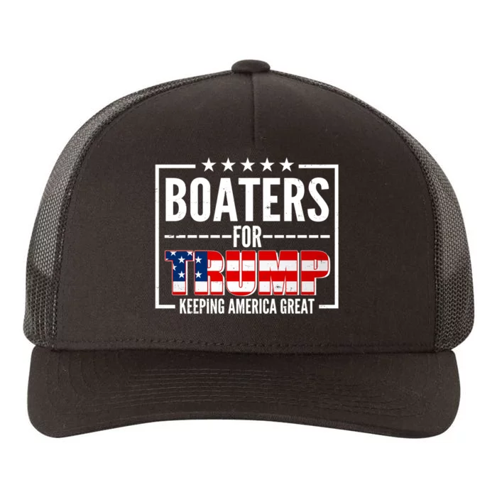 Boaters For Trump Keeping American Great Yupoong Adult 5-Panel Trucker Hat