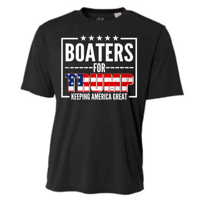 Boaters For Trump Keeping American Great Cooling Performance Crew T-Shirt