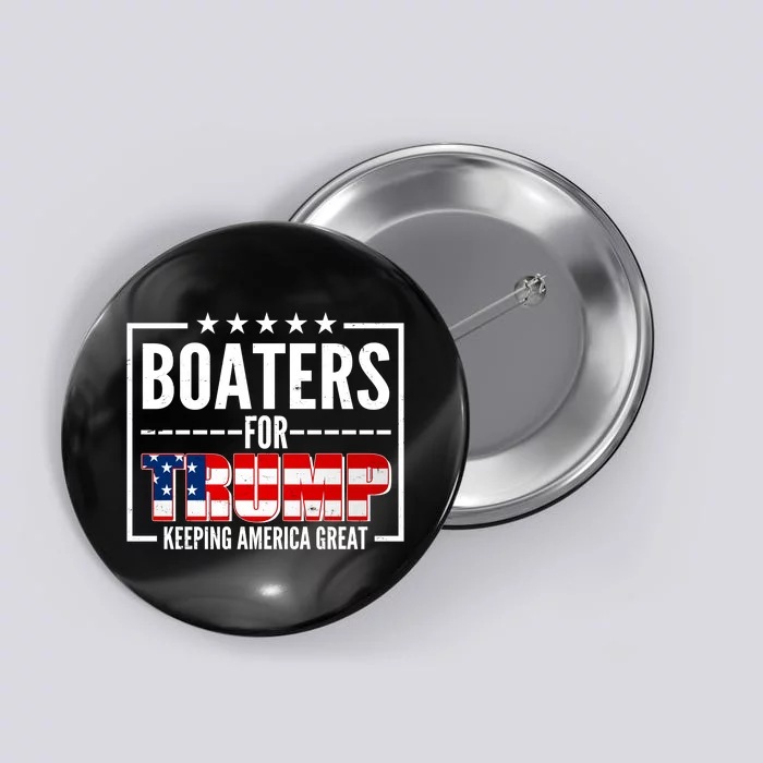 Boaters For Trump Keeping American Great Button