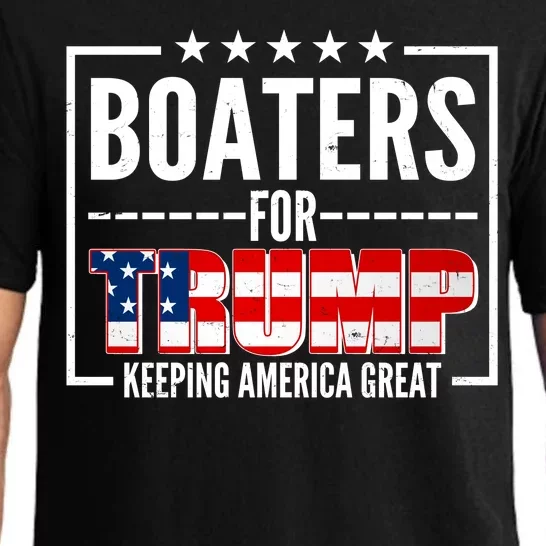 Boaters For Trump Keeping American Great Pajama Set