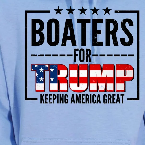 Boaters For Trump Keeping American Great Unisex Surf Hoodie