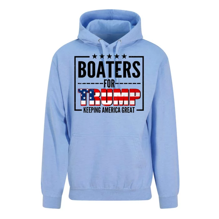 Boaters For Trump Keeping American Great Unisex Surf Hoodie