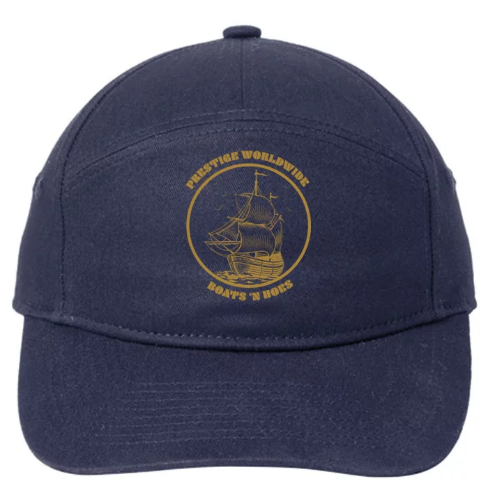 Boats N Hoes 7-Panel Snapback Hat