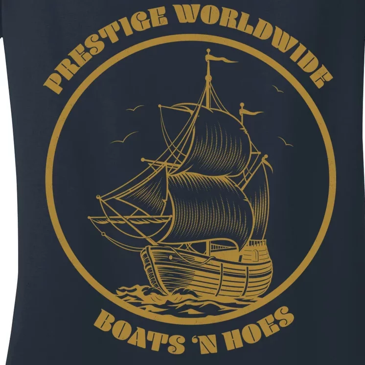 Boats N Hoes Women's V-Neck T-Shirt