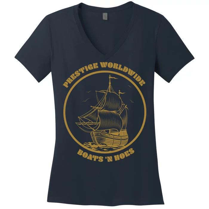 Boats N Hoes Women's V-Neck T-Shirt