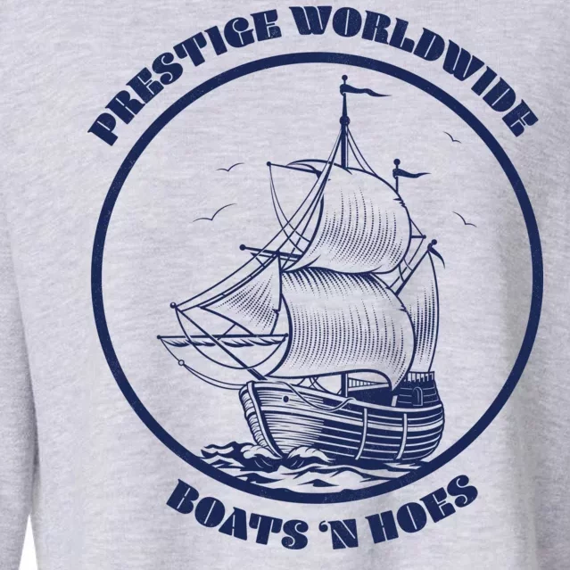 Boats N Hoes Cropped Pullover Crew