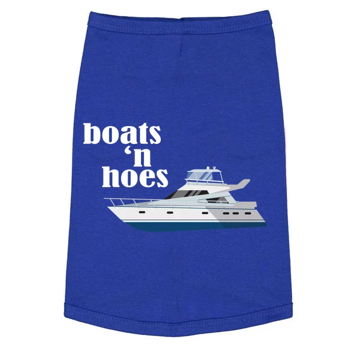 Boats N Hoes Funny Boating Doggie Tank