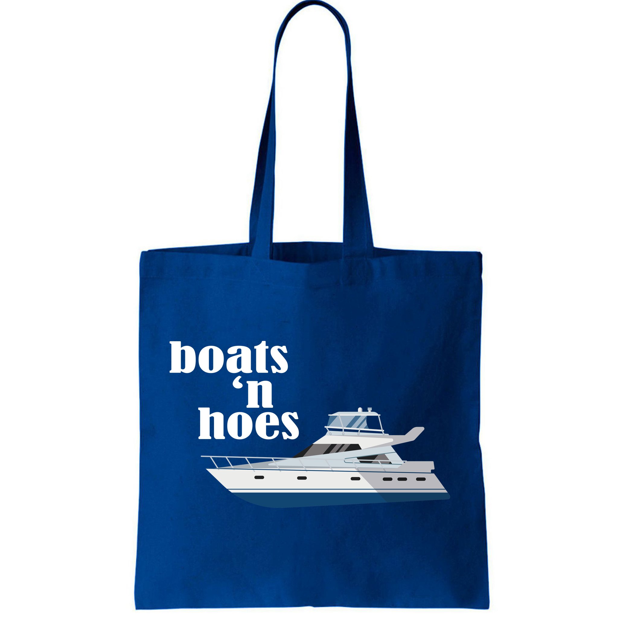 Boats N Hoes Funny Boating Tote Bag
