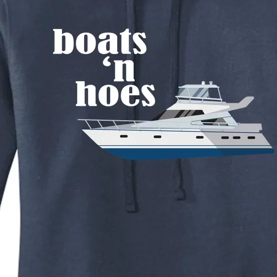 Boats N Hoes Funny Boating Women's Pullover Hoodie