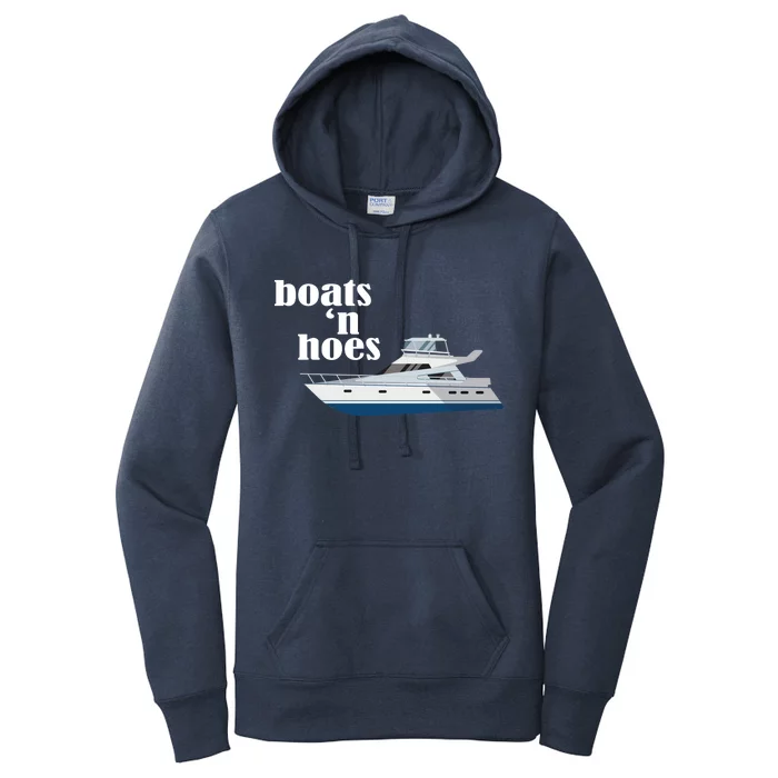 Boats N Hoes Funny Boating Women's Pullover Hoodie