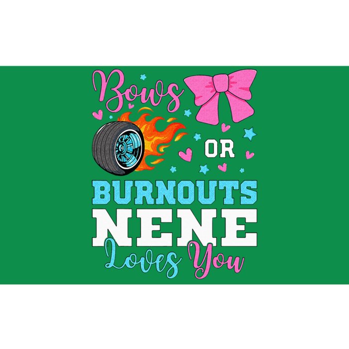 Burnouts Or Bows Nene Loves You Gender Reveal Party Baby Bumper Sticker