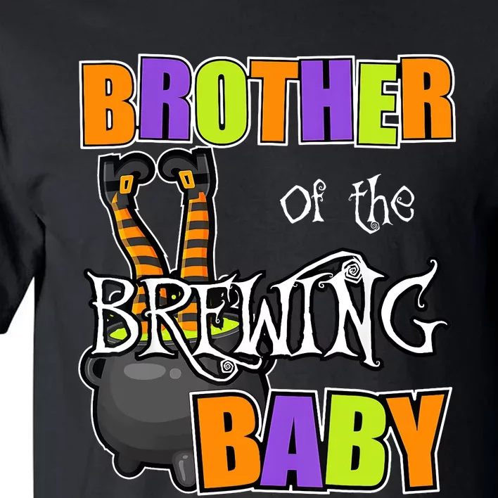 Brother Of Brewing Baby Halloween Theme Baby Shower Spooky Tall T-Shirt