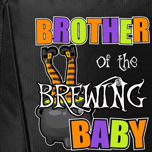 Brother Of Brewing Baby Halloween Theme Baby Shower Spooky City Backpack