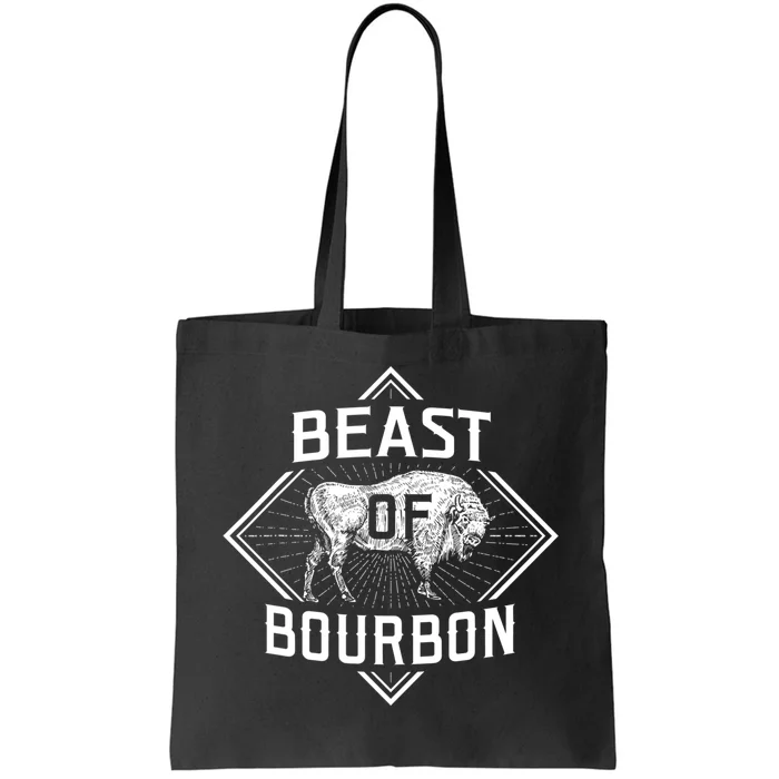 Beast Of Bourbon American Bison Buffalo Lover Wildlife Tote Bag