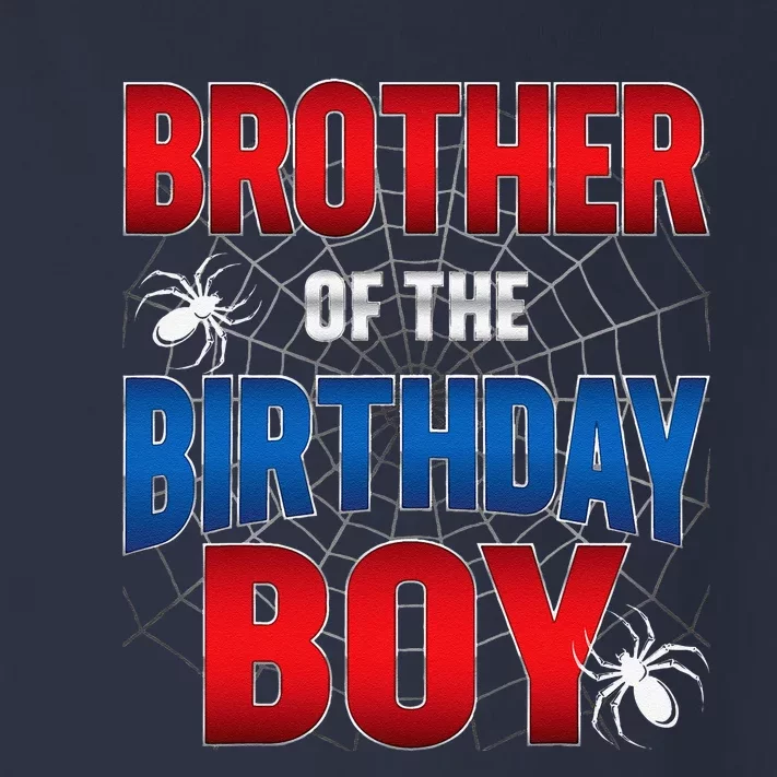 Brother Of Birthday Boy Costume Spider Web Birthday Party Toddler Long Sleeve Shirt