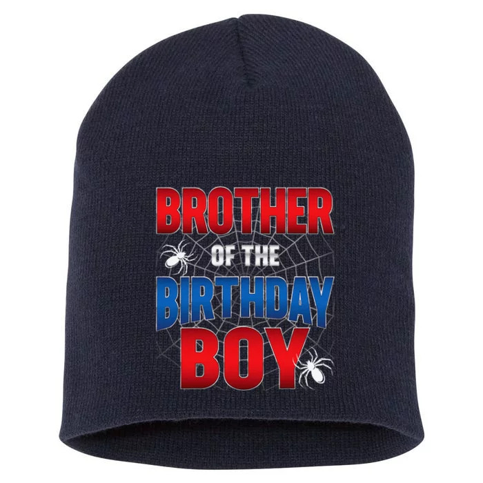 Brother Of Birthday Boy Costume Spider Web Birthday Party Short Acrylic Beanie